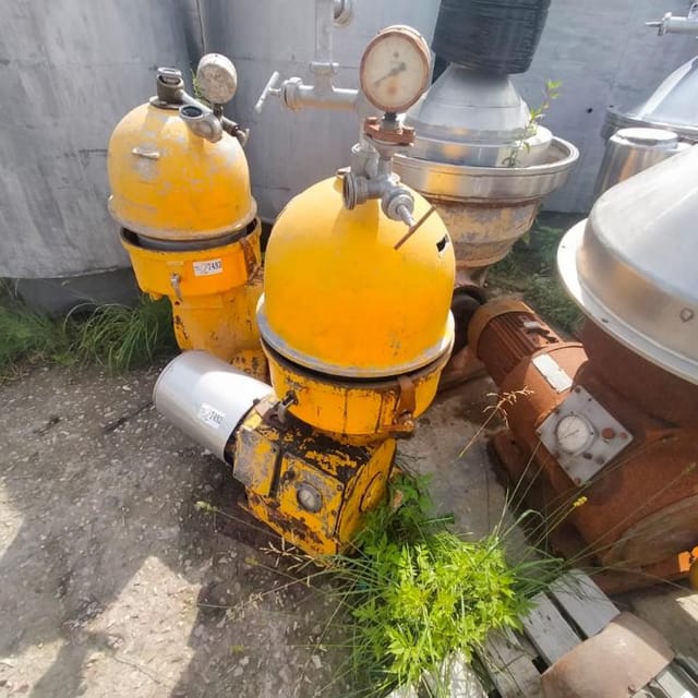 Сепаратор сливкоотделитель Ж5-ОС2Т-3 ПЛАВА 5 куб/час инв.7492