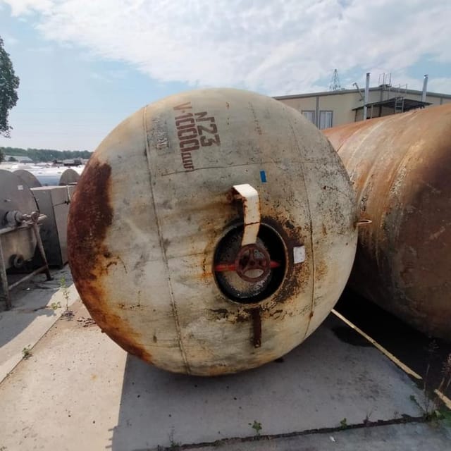 Эмалированная ёмкость 10 кубов инв.7031