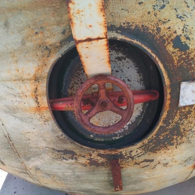 Эмалированная ёмкость 10 кубов инв.7031