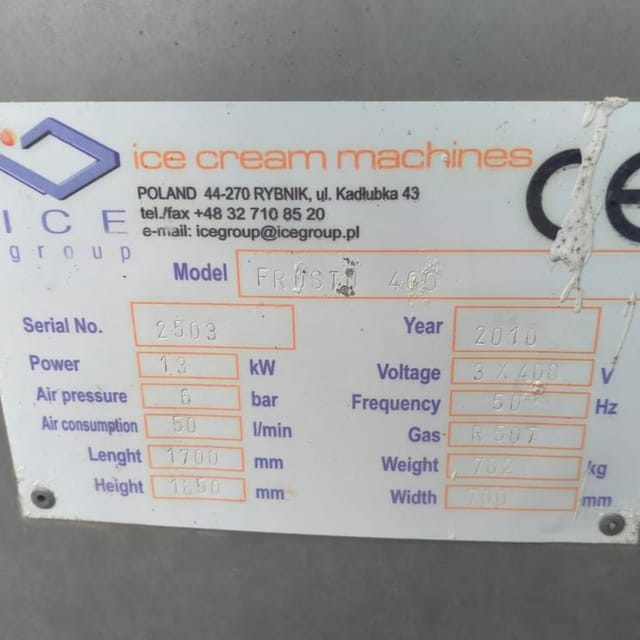 Фризер FROSTO Automatic 400 инв.8657