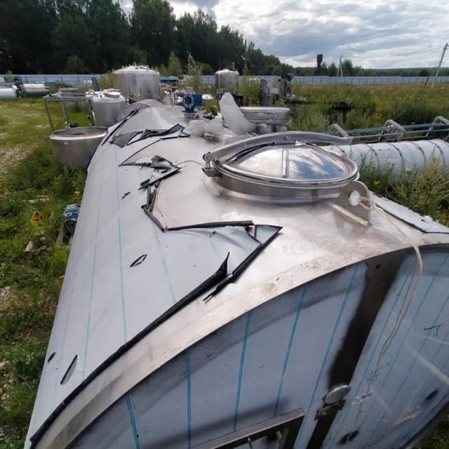 Танк охладитель МОР-6000М без холодильного агрегата инв.8658