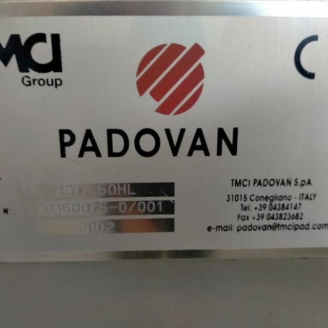 Пастеризатор PADOVAN 3H.3ST.50HL инв.9609