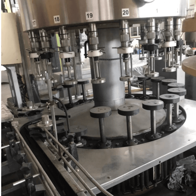 Моноблок розлива и укупорки тиражной смеси "SEITZ-FULLA" в стеклобутылку инв.7872