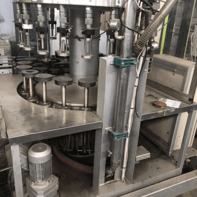 Моноблок розлива и укупорки тиражной смеси "SEITZ-FULLA" в стеклобутылку инв.7872