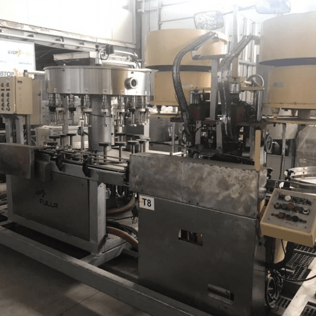 Моноблок розлива и укупорки тиражной смеси "SEITZ-FULLA" в стеклобутылку инв.7872