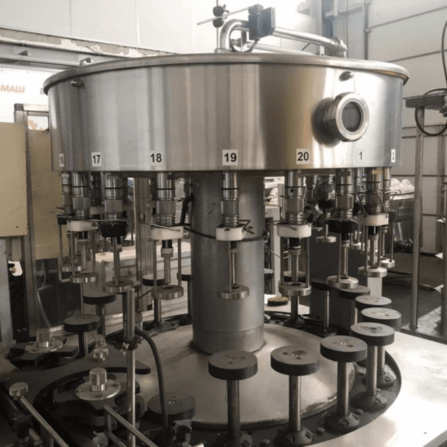 Моноблок розлива и укупорки тиражной смеси "SEITZ-FULLA" в стеклобутылку инв.7872