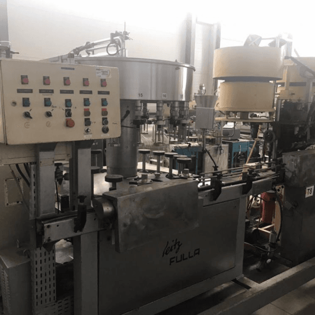 Моноблок розлива и укупорки тиражной смеси "SEITZ-FULLA" в стеклобутылку инв.7872