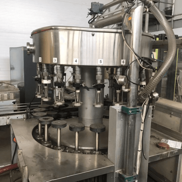 Моноблок розлива и укупорки тиражной смеси "SEITZ-FULLA" в стеклобутылку инв.7872