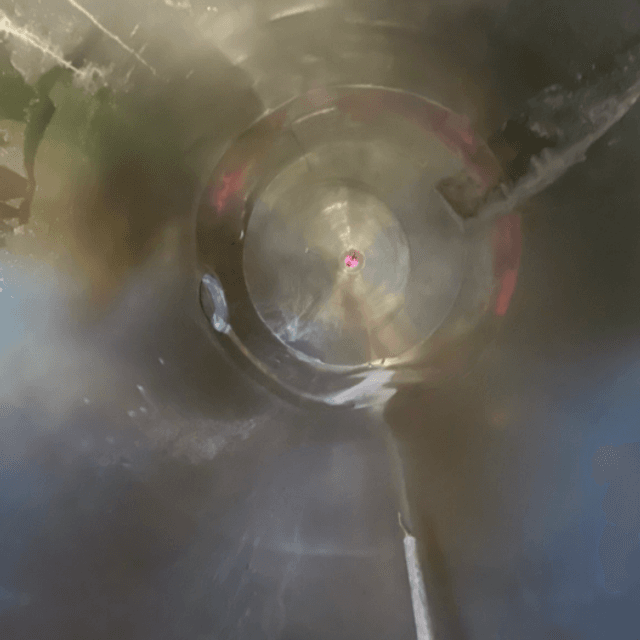 Емкость с конусным дном алюминий 19 кубов инв.10789