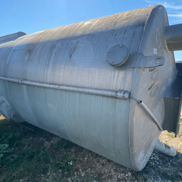 Емкость с конусным дном алюминий 19 кубов инв.10789