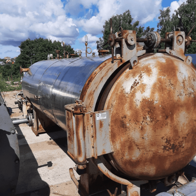 Автоклав стальной, горизонтального исполнения е.2032