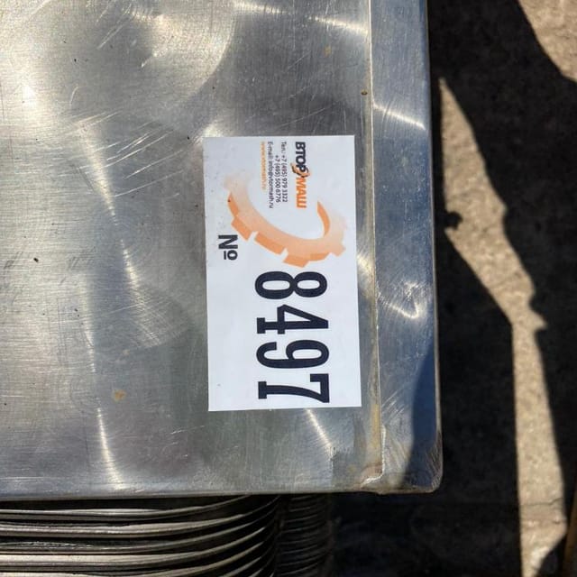 Теплообменник пластинчатый от пастеризатора ОКЛ-10 10т инв.8497