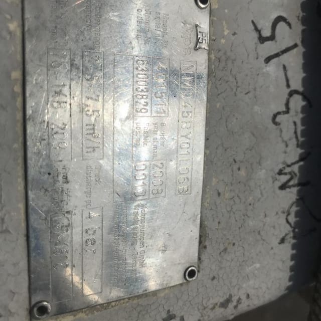 Насос-диспергатор 7,5 м3/час инв.9695