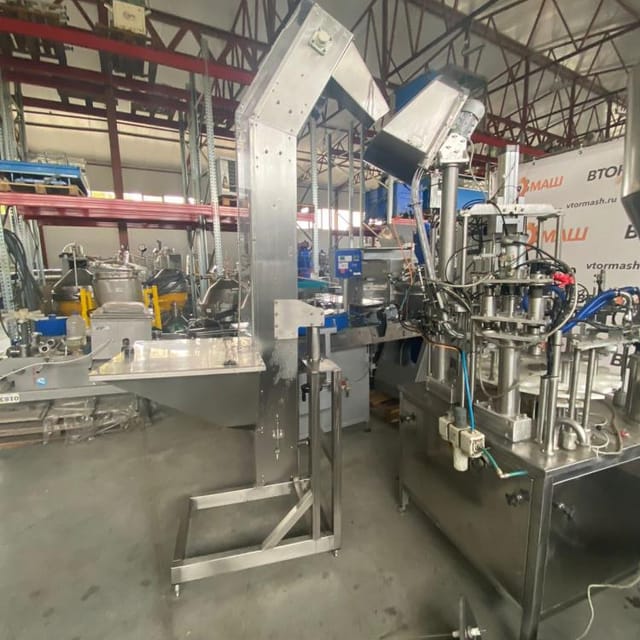 Линия розлива молока 1500бут  АДНК 39ЛР инв.8155