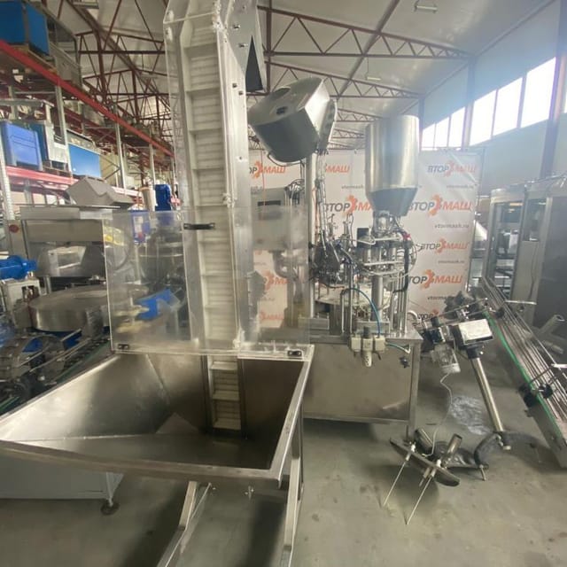 Линия розлива молока 1500бут  АДНК 39ЛР инв.8155