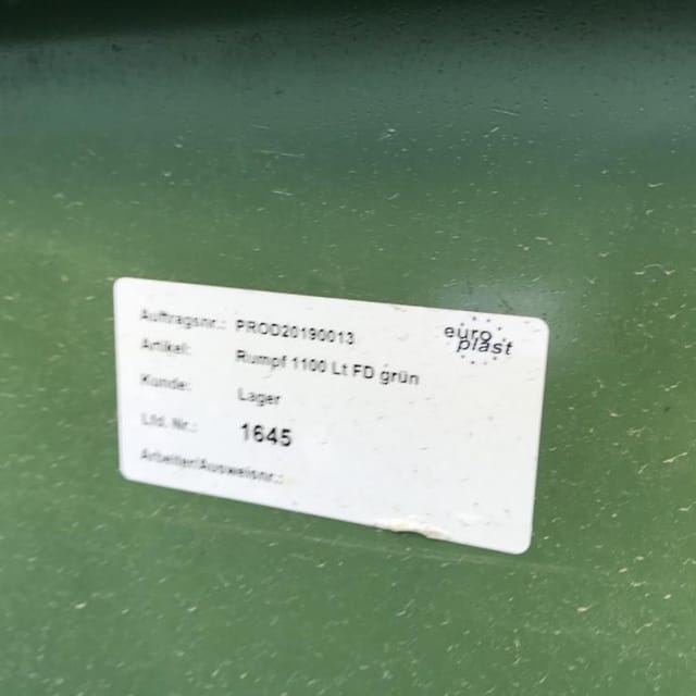 Мусорный бак 600л инв.4328