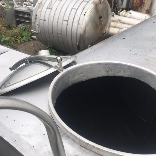 Танк-охладитель 8000л без холодильного агрегата инв.11107