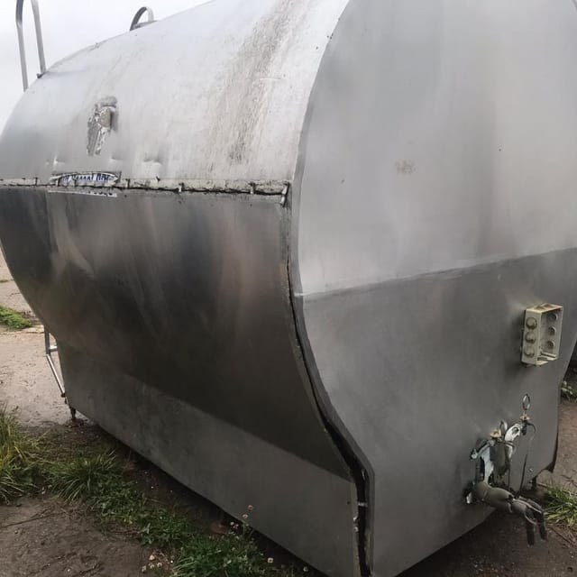 Танк-охладитель 8000л без холодильного агрегата инв.11107