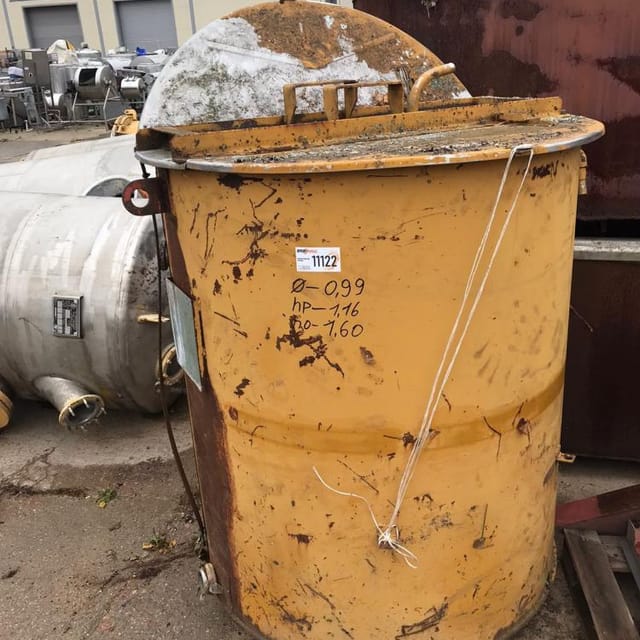 Емкость с рубашкой 1000л инв.11122