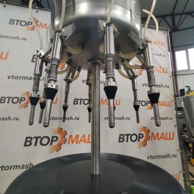 Линия розлива коньяка, полуавтомат, производительность до 700 бут/час - 0,5л инв.9915