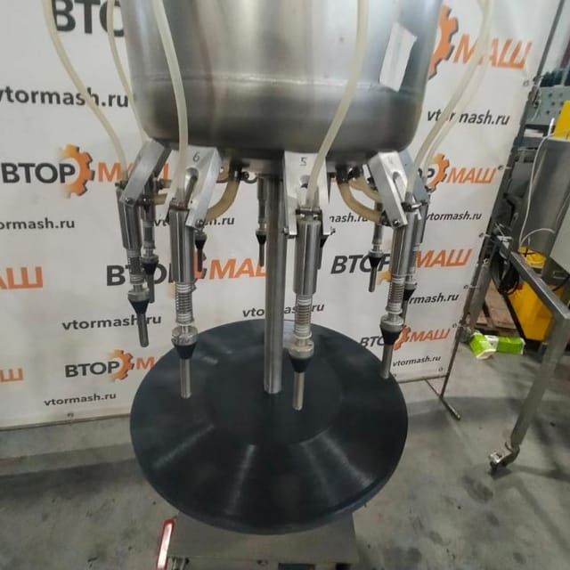 Линия розлива коньяка, полуавтомат, производительность до 700 бут/час - 0,5л инв.9915