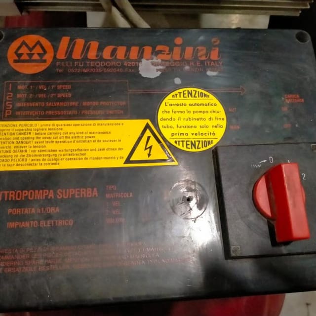 Насос для перекачки спирта MANZINI инв.9912