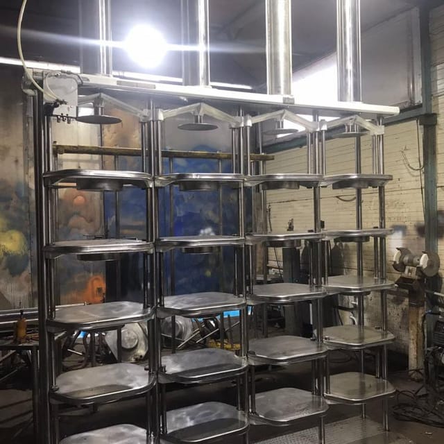 Пресс сырный площадки из чугуна  Е8-ОПГ инв.7734