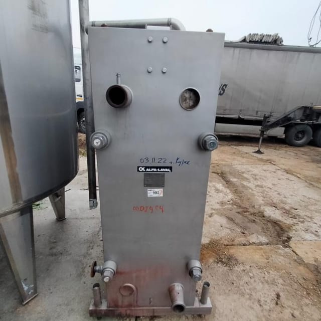 Теплообменник пластинчатый Альфа Лаваль 25т инв.9963