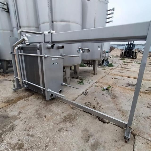 Теплообменник пластинчатый Альфа Лаваль 25т инв.9963