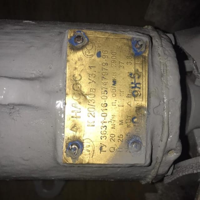 Насос К20/30а для Виганд-8 инв.7953