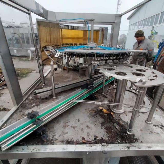 Триблок розлива в ПЭТ 6000 бут.1л инв.9935