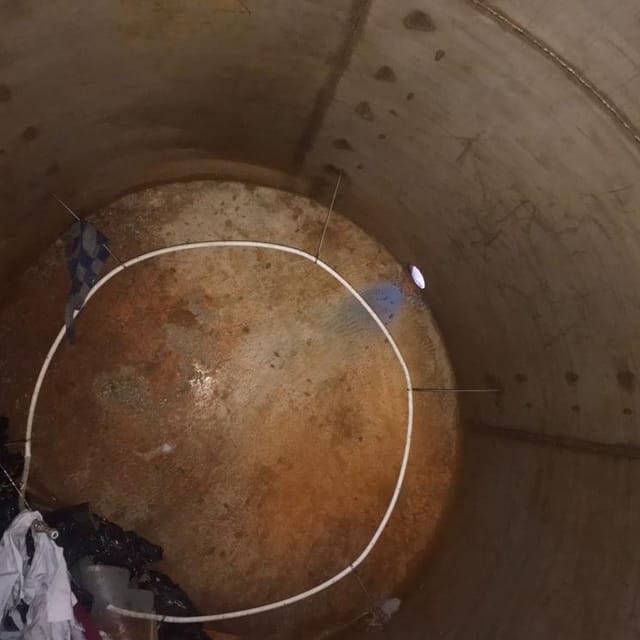 Емкость вертикальная, сборник 5500л. инв.11175