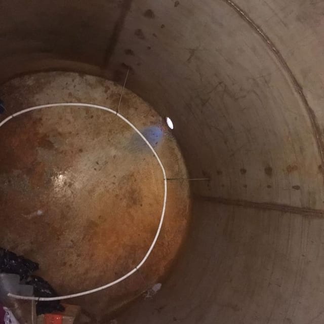 Емкость вертикальная, сборник 5500л. инв.11175