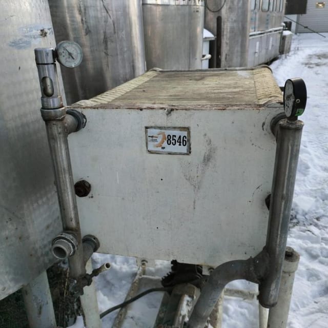 Фильтр-пресс В9-ВФС/423-56, пластины полипропилен 40Х40, ручной зажим инв.8546