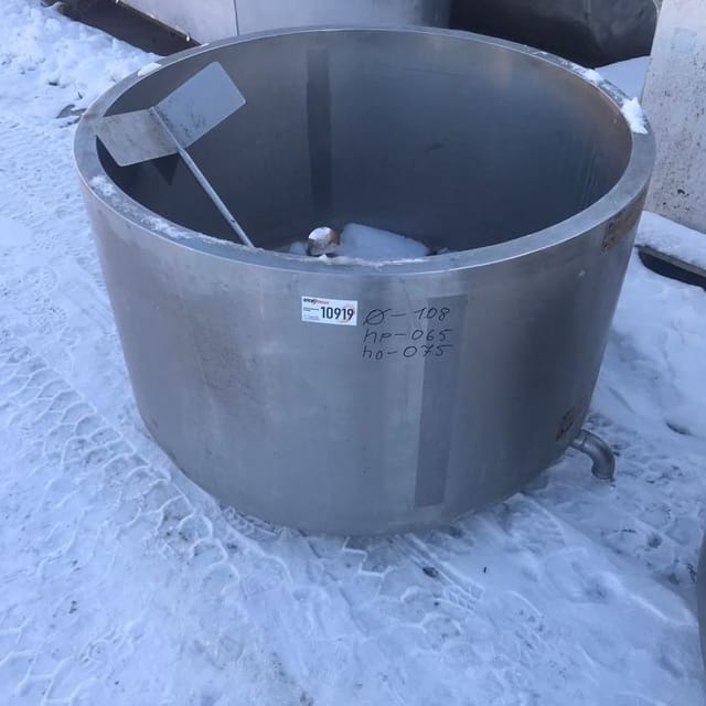 Емкость 600л с паровой рубашкой инв.10919