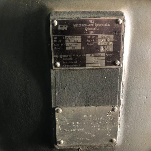 Сплит система, компрессор фреоновый  для вагонов-рефрижераторов  инв.8832