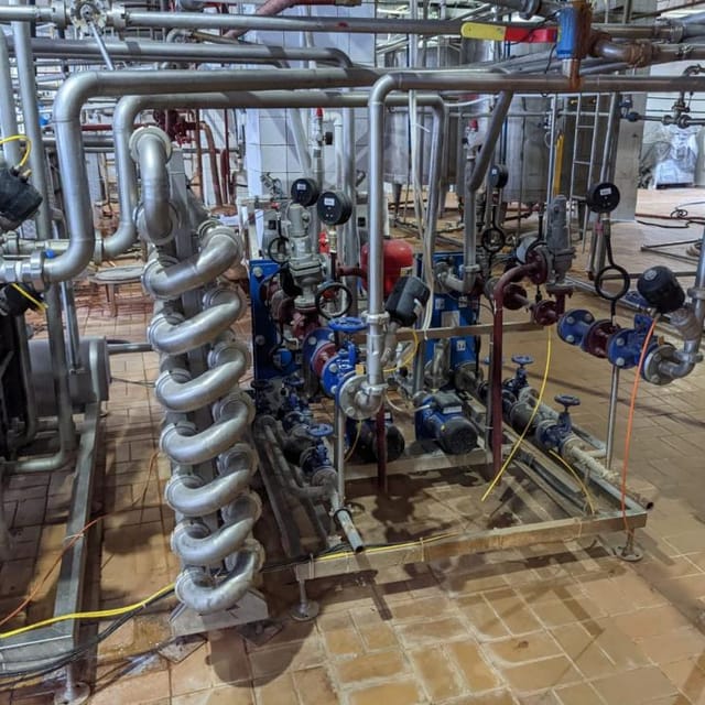 Пастеризационно-охладительная установка 10т