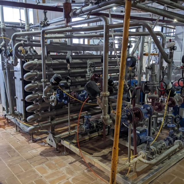 Пастеризационно-охладительная установка 10т