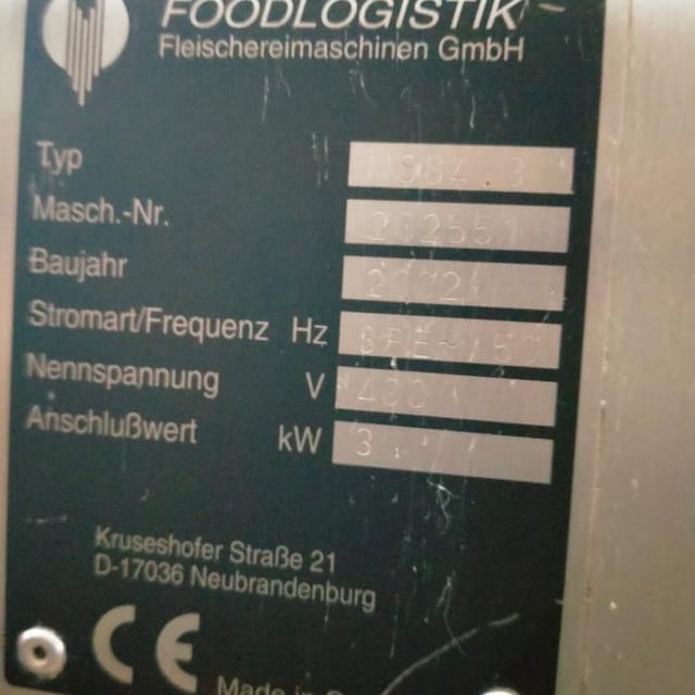 Шпигорезка Foodlogistik MS 84.3 инв.10965