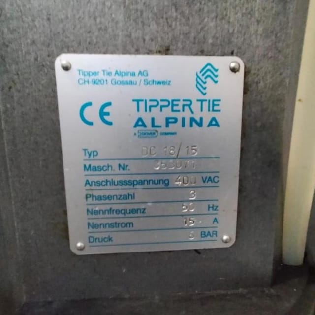 Клипсатор-автомат Tipper Tie Alpina DC18/15 инв.10967