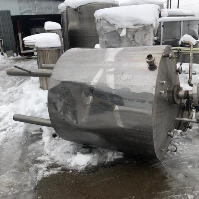 Танк Г6-ОПБ-1000 для пастеризации 1куб инв.8630