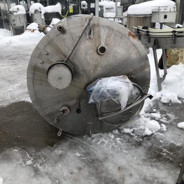 Танк Г6-ОПБ-1000 для пастеризации 1куб инв.8630