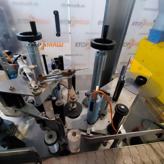 Этикетировщик +термоусадочный колпачок  MECA MARC инв.9194