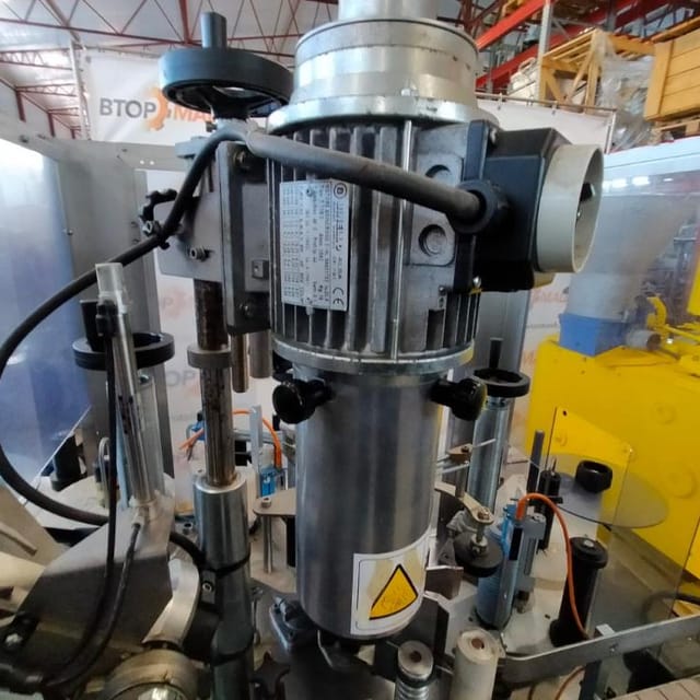 Этикетировщик +термоусадочный колпачок  MECA MARC инв.9194