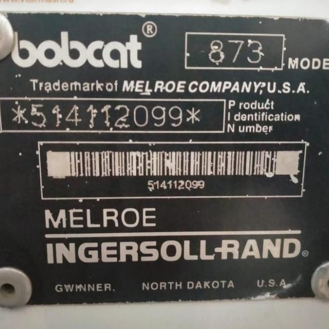 Минипогрузчик BOBCAT Turbo 873 инв.11208