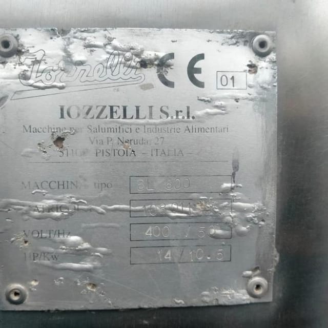 Фаршемешалка/тестомес лопаточная IOZZELLI BL-600 инв.10969