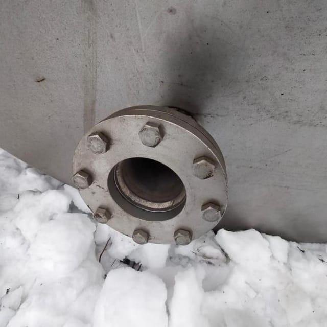 Емкость 80м3 одностенка вертикальная