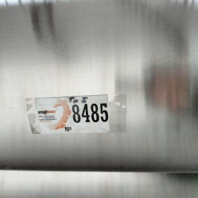 Теплообменник трубчатый двухсекционый Т1-ОУК-5  рама из нерж инв.8485