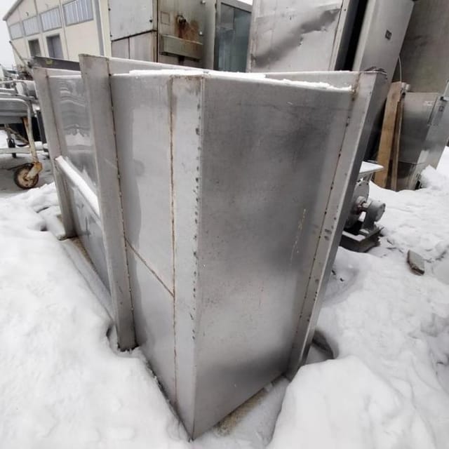 Ванна нержавейка прямоугольная 1000л инв.6184