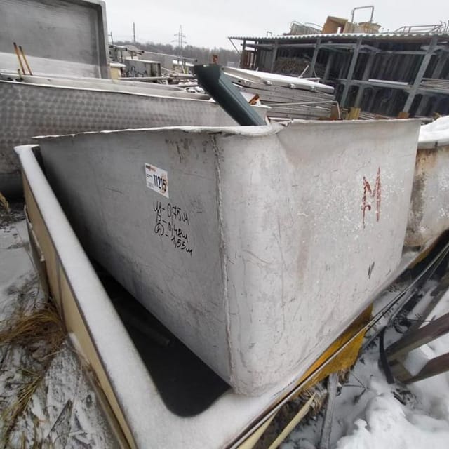 Ванна алюминий 550л инв.11215